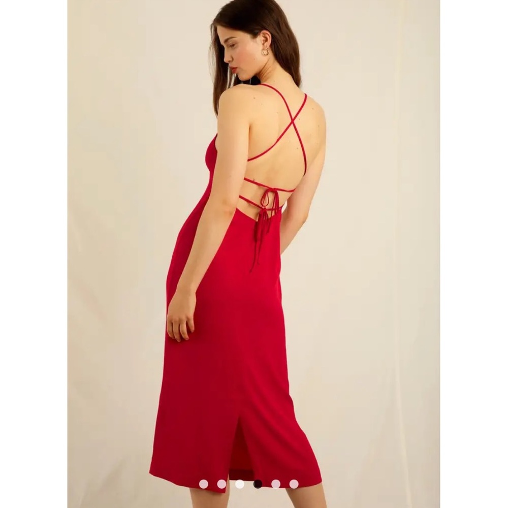 Rouje Annick Dress in Red - Size 34